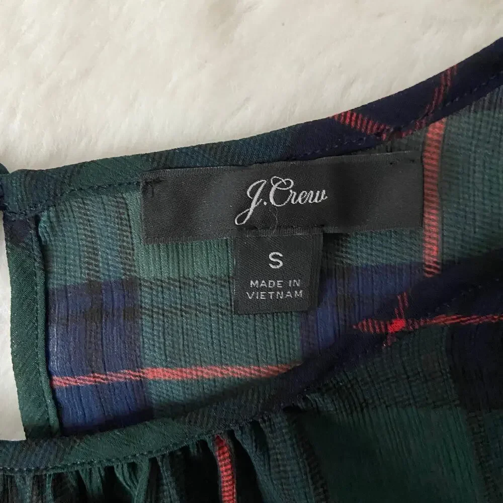 J. Crew Plaid Dress